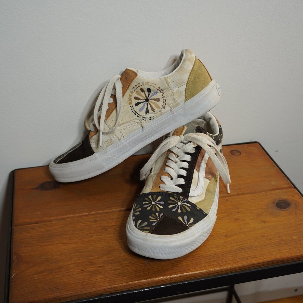 Vans Old Skool Divine Patchwork Sneaker, Size M7.… - image 2